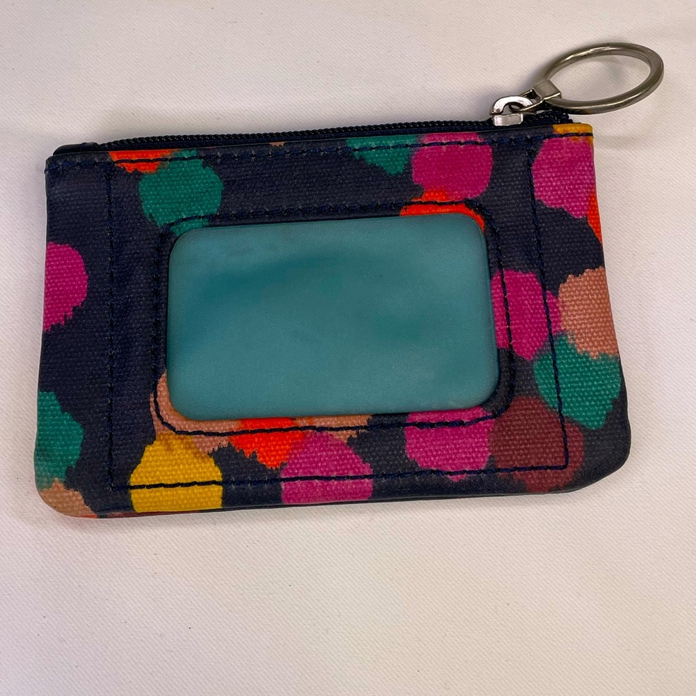 Fossil Key-Per Multi Colored Dots Id Card / Coin … - image 1